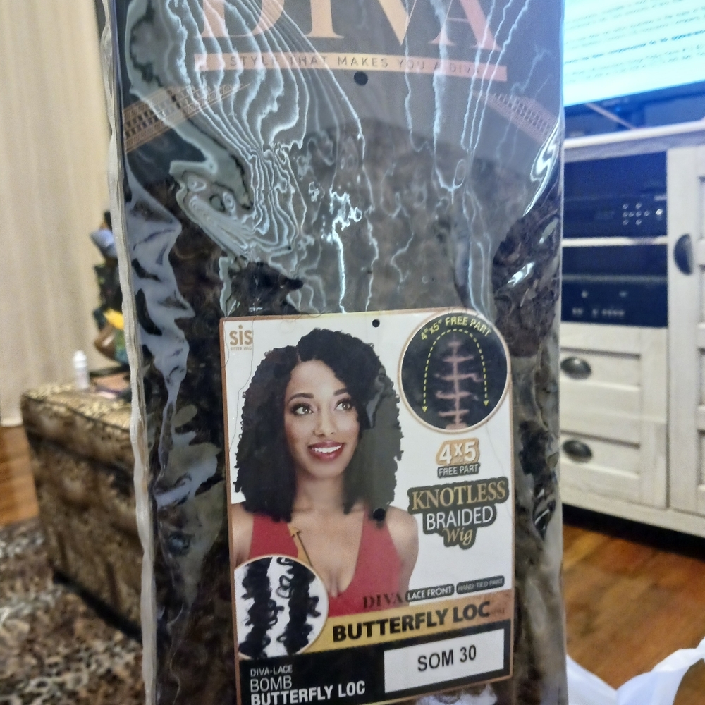 Lace front wig